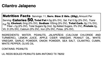 Cilantro Jalapeno Peanut Dip (2-Pack)