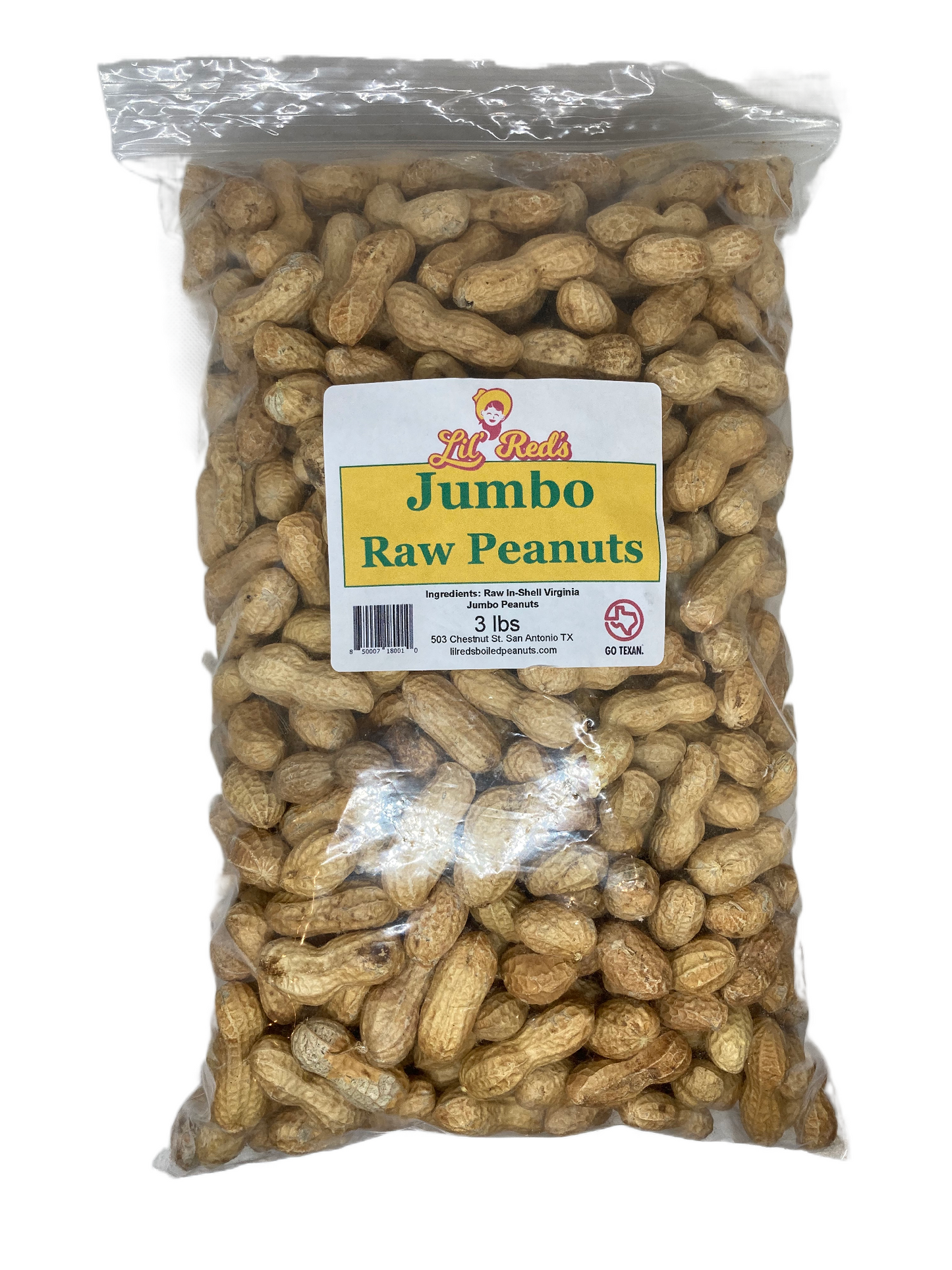 Raw Jumbo Peanuts 3lbs