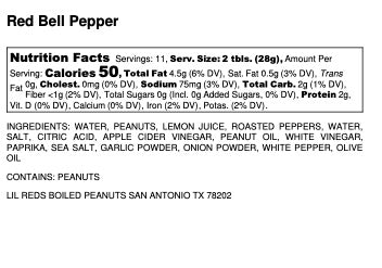 Smoked Bell Pepper  Peanut Dip (2-Pack)